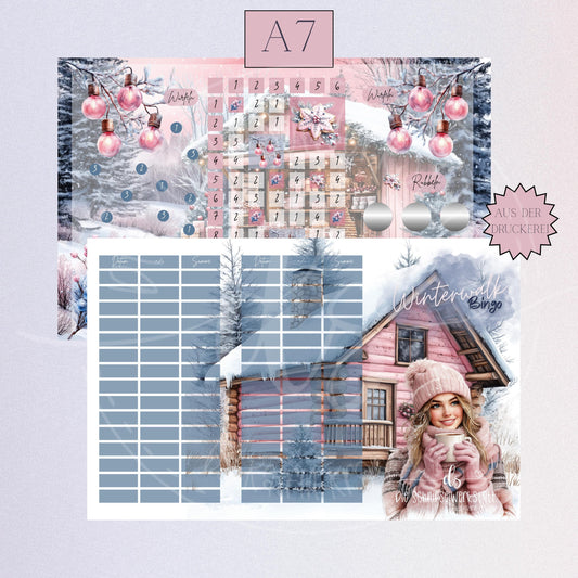 3er Klappkarte Winterwalk Bingo A7