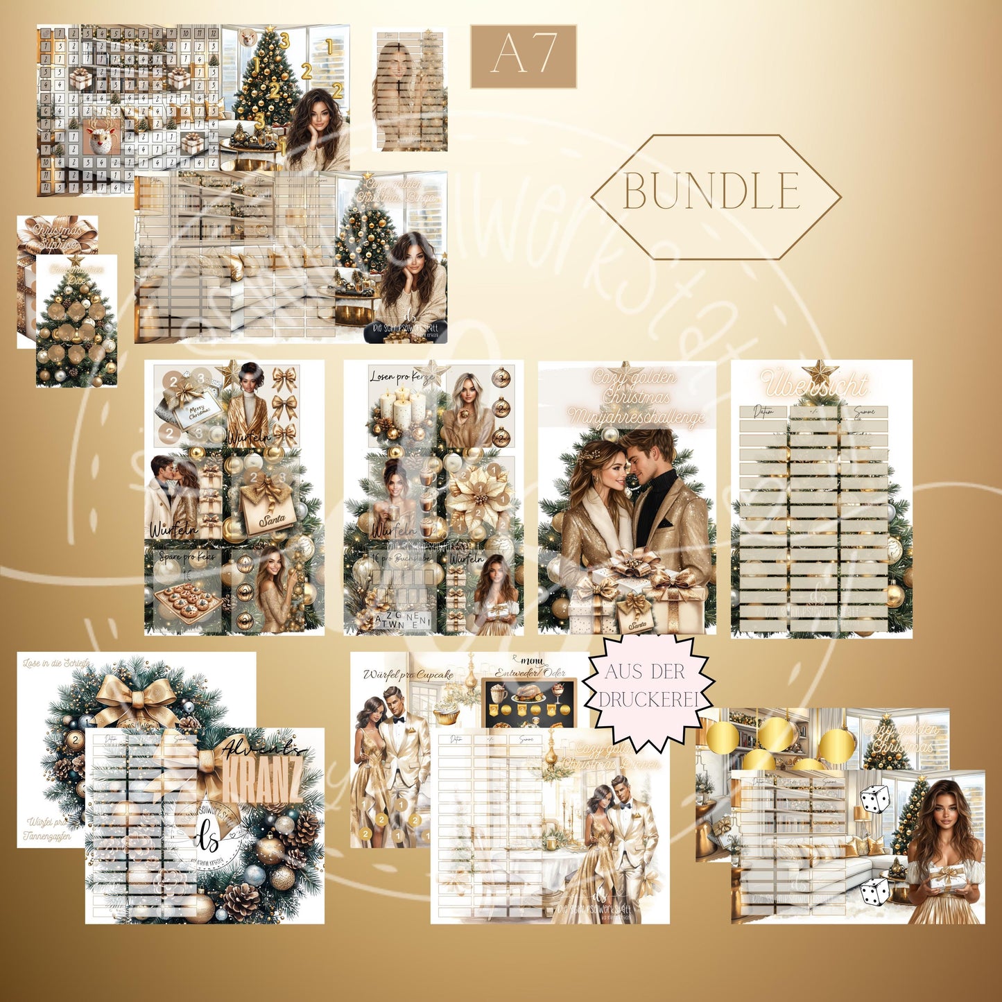 Bundle "Cozy Golden Christmas"