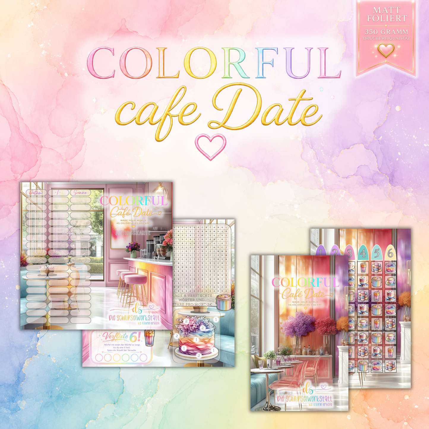 Rainbow Pastell Kollektion A6