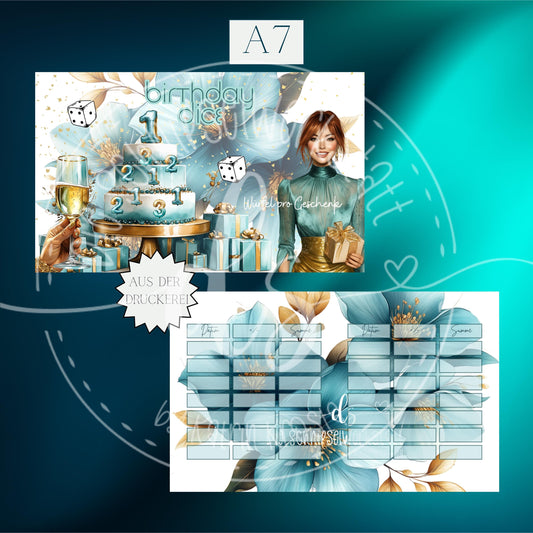 Challenge Birthday Dice A7