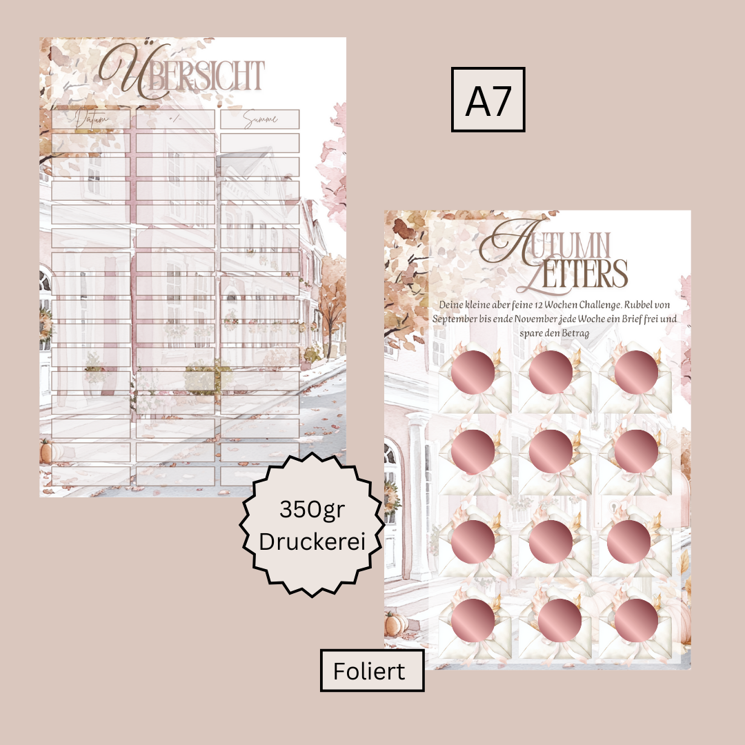 Autumn Letters (Foliert)