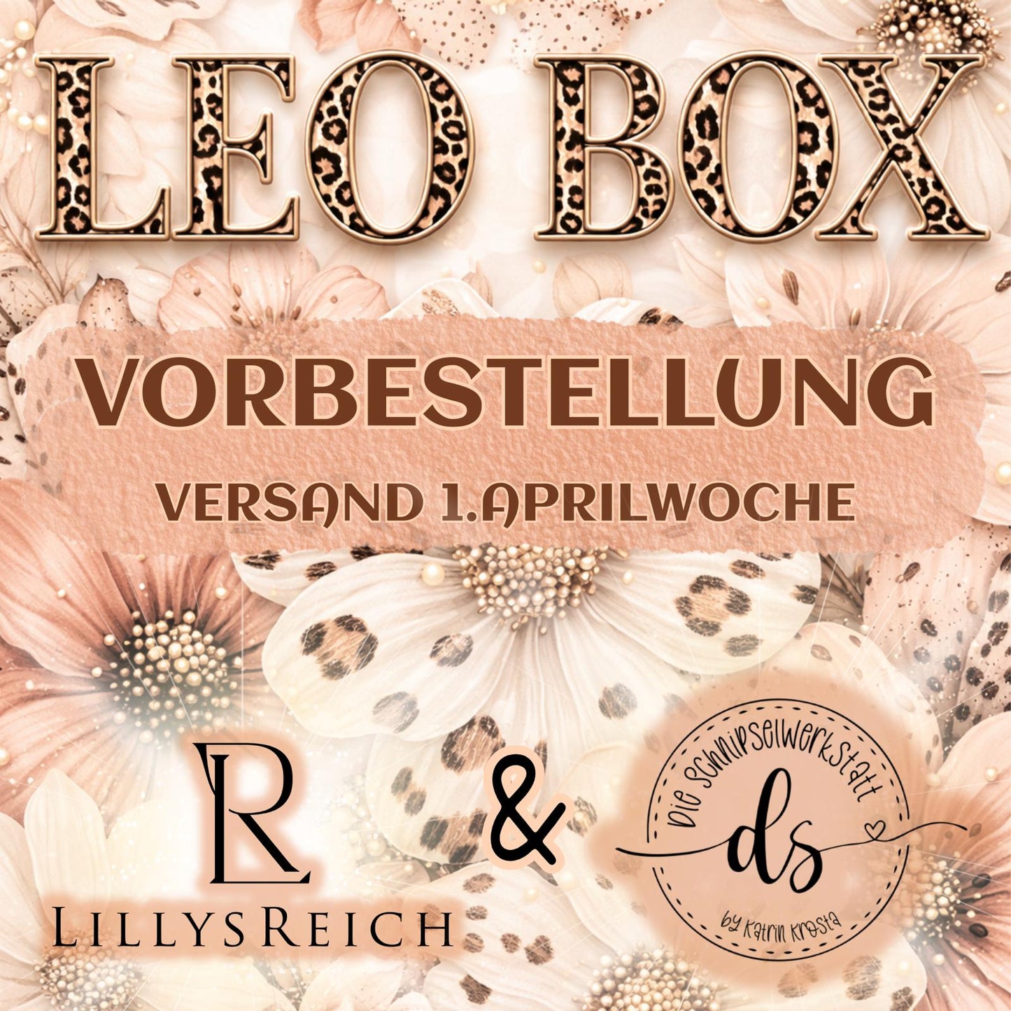 Leo Box Vorbestellung Leo Design Sparbox Überraschungsbox Lillysreich x Schnipselwerkstatt