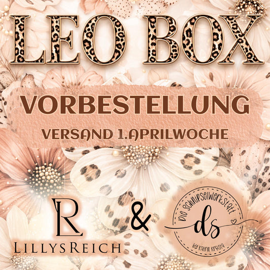 Leo Box Vorbestellung Leo Design Sparbox Überraschungsbox Lillysreich x Schnipselwerkstatt