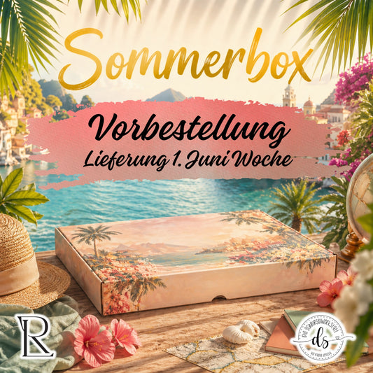Sommer Box Vorbestellung sommer Design Sparbox Überraschungsbox Lillysreich x Schnipselwerkstatt (Kopie)