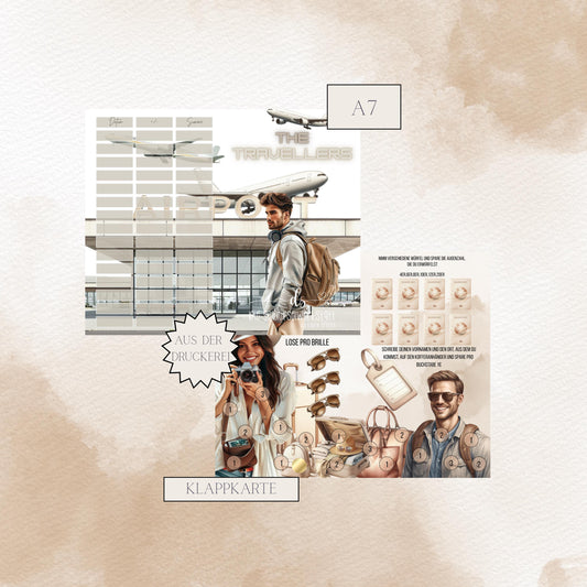 Klappkarte The Travellers A7