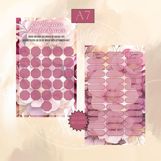 Challenge 26 Wochen Kaffeesparer A7